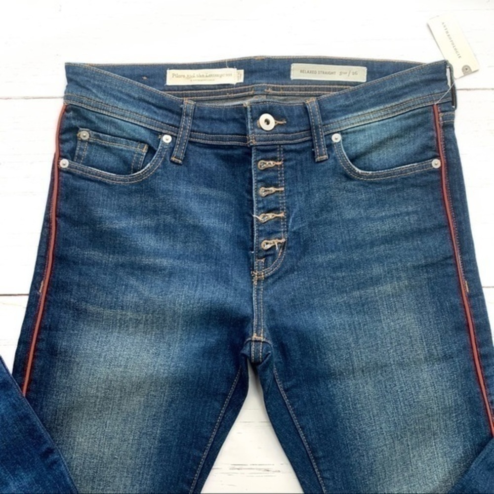 Anthropologie Pilcro and the letterpress relaxed straight jeans - Picture 5 of 9
